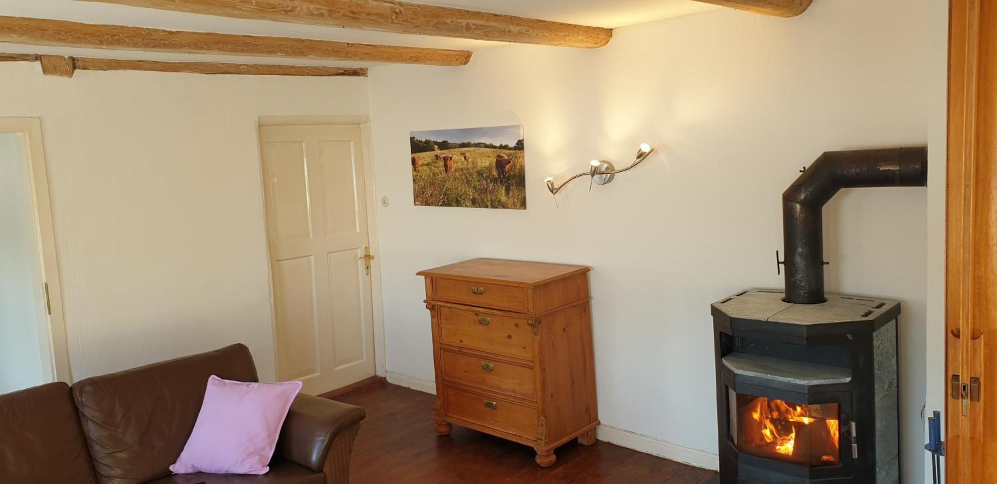 Apartamento Der Kleine Fuchshof Mit Hund, Pferd Und Huhn Rathlau Exterior foto